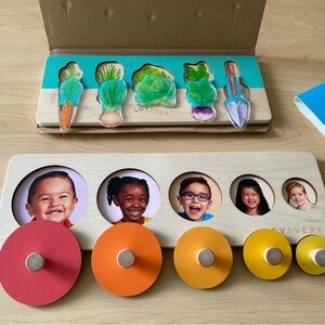 Lovevery Puzzles~Circle of Friends/Community Garden~Babbler/Adventurer Play Kit